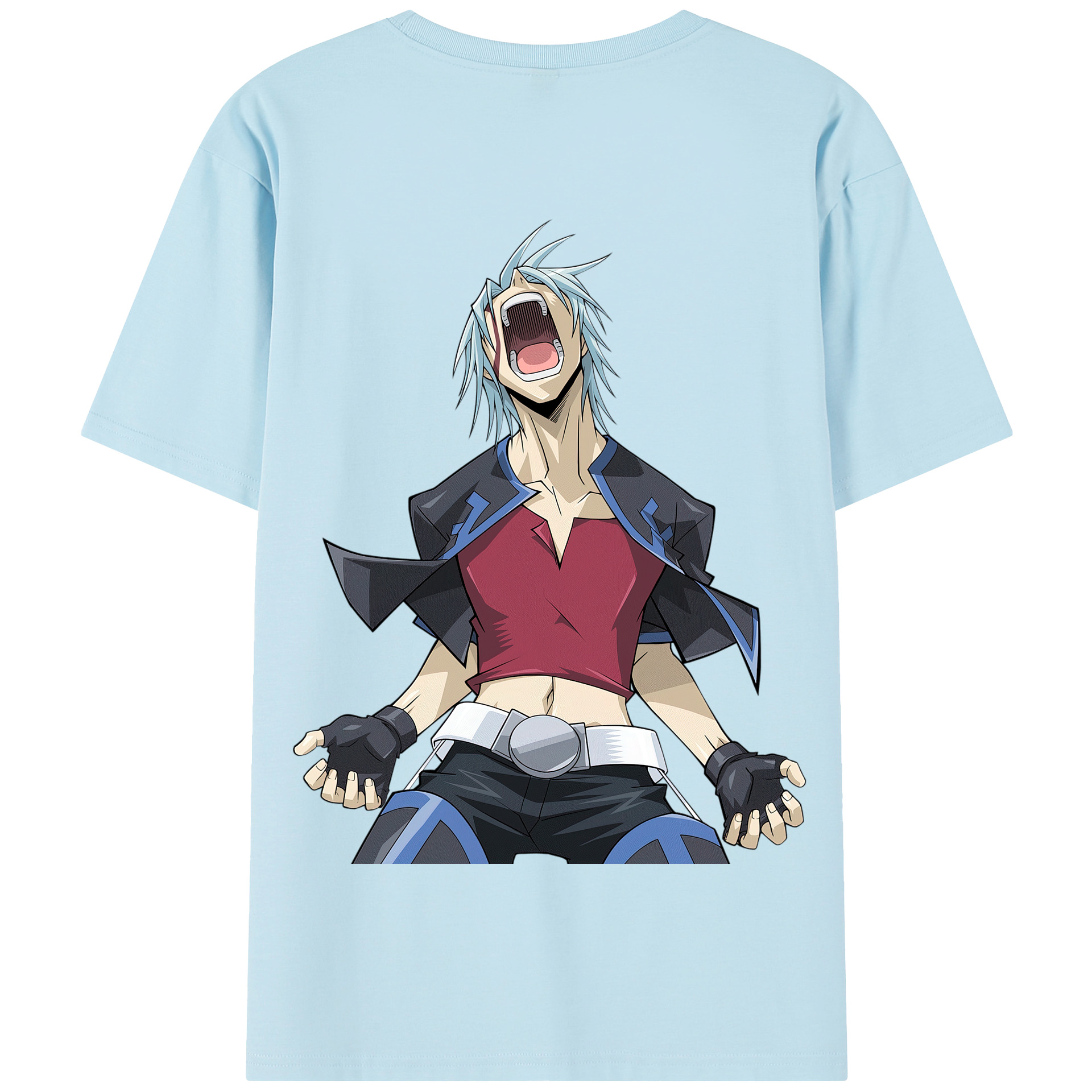 （画像用） 遊☆戯☆王 Yu-Gi-Oh! 綿100％半袖Tシャツ（背面プリント）